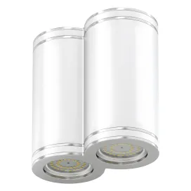Models double metal cylindrical light